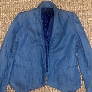 Jessica Simpson Blue Denim Blazer